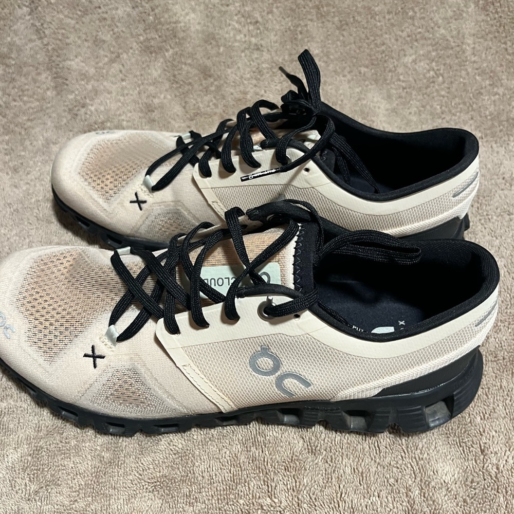 On Cloud X Shoes Womens Size 9 Fawn Magnet Running Sneakers CloudTec Athletic - Picture 4 of 6